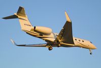 N762MS @ KSAT - On approach 12R at sunset. - by RWB