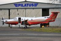 M-WINT @ EGHH - Preparing to depart D S Pilatus Centre - by John Coates