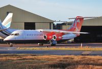 G-BZAT @ EGHH - Just resprayed into Asian Express airline colours. - by John Coates