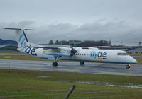 G-ECOF @ LOWS - flybe DHC-8