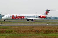 PK-LMJ @ WIII - McDonnell Douglas DC-9-82 [49262] (Lion Airlines) Jakarta-Soekarno Hatta Int'l~PK 26/10/2006