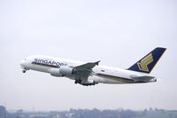 9V-SKM @ LSZH - Singapore Airlines Airbus A380 departing for Singapore. - by speedbrds