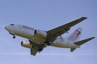 TS-ION @ LSZH - Tunisiair Boeing 737 - by speedbrds
