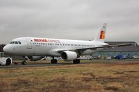 EC-HDK @ EGHH - Just resprayed for Iberia Express - by John Coates