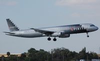 N588NK @ KFLL - Spirit A321 in their former amazing paint scheme - by FerryPNL