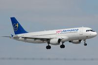6Y-JAI @ KFLL - Air Jamaica A320 landing - by FerryPNL