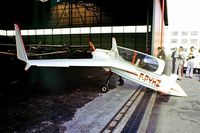F-PYHZ @ LFPN - Rutan Vari Eze [1694] Toussus Le Noble~F 13/09/1980. Image taken from a slide. - by Ray Barber