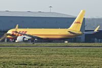 G-DHLJ @ EGNX - DHL B767F at East Midlands - by Terry Fletcher