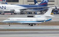 VP-BGG @ KLAX - Vacating runway, aircraft now French registered. CN 5 - by FerryPNL
