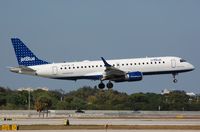 N197JB @ KFLL - ERJ190 landing - by FerryPNL