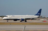 N197JB @ KFLL - JetBlue ERJ190 for take off - by FerryPNL