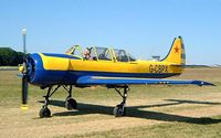 G-CBPX @ EGBP - Yakovlev Yak-52 [8910004] Kemble~G 13/07/2003. Became South African registered in 2005. - by Ray Barber