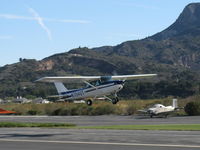 N704UT @ SZP - 1976 Cessna 150M, Continental O-200 100 Hp, takeoff climb Rwy 22 - by Doug Robertson