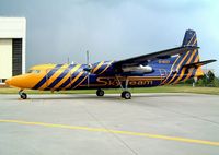 D-ACCT @ EDDF - Fokker F-27-500RF Friendship [10639] (Sky Team) Frankfurt~D 11/05/2002
