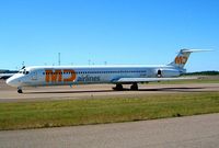 TF-MDD @ ESSA - McDonnell Douglas DC-9-83 [49602] (Icelandic MD Airlines) Stockholm-Arlanda~SE 02/06/2002 - by Ray Barber