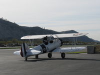 N1702B @ SZP - 1942 Boeing Stearman PT-13D 'Ruthies Doll', Continental W670 220 Hp radial, at refueling ramp - by Doug Robertson