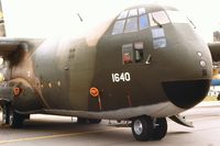 54-1640 @ EGVI - An early build Hercules attending the IAT held at RAF Greenham Common in 1979. The air show celebrated the 25th anniversary of the Lookheed C-130. Operated by the 105th TAS of the Tennessee ANG. C-130's still going strong over 58 years on.  - by Roger Winser
