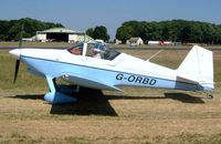 G-ORBD @ EGBP - Van's RV-6A [PFA 181-12677] Kemble~G 13/07/2003. Converted to a tail wheel in 2001. - by Ray Barber