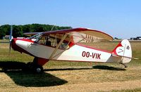 OO-VIK @ EGBP - Piper PA-18-95 Super Cub [18-5822] Kemble~G 13/07/2003 - by Ray Barber