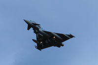 UNKNOWN @ EGQL - a 6sqn typhoon FGR.4 Circuit bashing at its home base - by Mike stanners