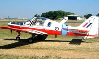 F-AZOB @ EGBP - Scottish Aviation Bulldog T.1 [BH120/218] Kemble~G 13/07/2003 - by Ray Barber