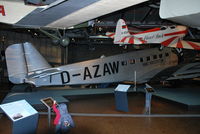 D-AZAW - Junkers Ju-52/3M at the Berlin Technical Museum - by moxy