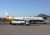 G-MONJ @ LGZA - Offloading at Zakinthos. - by Kev Slade