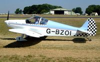 G-BZOI @ EGBP - Nicollier HN.700 Menestrel II [PFA 217-12604] Kemle~G 13/07/2003 - by Ray Barber