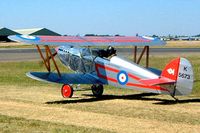 G-BZAS @ EGBP - Isaacs Fury II [PFA 011-10837] Kemble~G 13/07/2003 - by Ray Barber