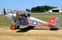 G-BZAS @ EGBP - Isaacs Fury II [PFA 011-10837] Kemble~G 13/07/2003 - by Ray Barber