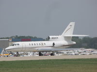 N544CM @ KOSH - landing Rwy27 @ Oshkosh - by steveowen