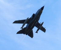 44 29 @ EGQL - JBG-33 Tornado takes off on another joint warrior sortie Carrying 2x 330gal wing tanks ,1xAIM-9L sidewinder (AR),1x IRIS-T AAM's