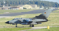 44 29 @ EGQL - JBG-33 Tornado arrives back at Leuchars from an afternoon joint warrior exercise sortie