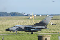 45 82 @ EGQL - A Busy scene at RAF Leuchars as a JBG-33 Tornado IDS 45+82 Taxi's in while a 336sqn C-130H G-273 Waits to enter the runway as a German tornado lands while a 15(R) sqn Tornado GR.4 ZA463 Can be seen on the ground under going gound tests - by Mike stanners