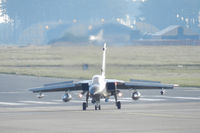 45 82 @ EGQL - JBG-33 Tornado IDS taxiing off runway 27 - by Mike stanners