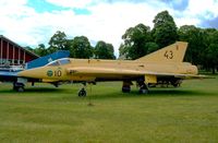 35541 @ ESCF - SAAB J.35J Draken [35541] Linkoping-Malmen~SE 31/05/2002 - by Ray Barber