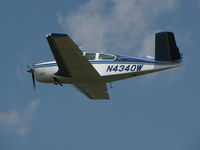 N4340W @ KOSH - Departing Oshkosh