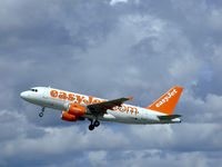 G-EZDB @ EGPH - Easyjet A319 Departs on another Edinburgh based flight - by Mike stanners