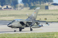 45 93 @ EGQL - a JBG-33 Tornado IDS one of the very few German tornado's Still wearing the old green lizard camouflage scheme - by Mike stanners