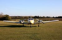 G-BBLU @ EGBT - Showing signs of airflow weathering. - by Kev Slade