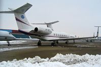 VP-BCC @ EGGW - 2007 Gulfstream Aerospace GV-SP, c/n: 5148 at Luton - by Terry Fletcher