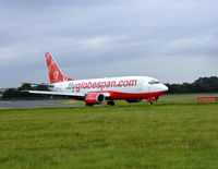 G-GSPN @ EGPH - Globespan 506 Taxiing off taxiway bravo 1 - by Mike stanners