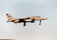 XZ112 @ EGQS - Jaguar GR.1A, callsign Cresta 1, of 54 Squadron at RAF Coltishall on final approach to Runway 05 at RAF Lossiemouth in the Summer of 1997. - by Peter Nicholson