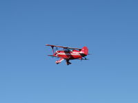 N49BR @ SZP - 1980 Aerotek PITTS S-2A, Lycoming AEIO-540 260 Hp, takeoff climb Rwy 22 - by Doug Robertson