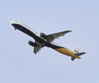 G-OZBI @ EGPH - Monarch A321 Departs to France on another rugby charter flight - by Mike stanners