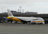 G-OZBI @ EGPH - monarch A321 Being refuelled after arriving on a rugby charter flight for Scotland v France six nations match - by Mike stanners