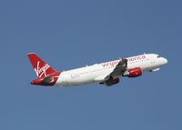 N621VA @ KFLL - Airbus A320 - by Mark Pasqualino