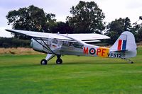 G-ARRX @ EGHP - Auster 6A Tugmaster [2281] Popham~G 16/09/2001 - by Ray Barber