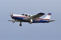 G-BKMT @ EGFH - Resident Saratoga SP II. - by Roger Winser