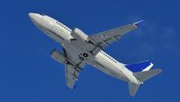 N58606 @ EGSH - Leaving Norwich showing new registration VP-BFO. - by keithnewsome